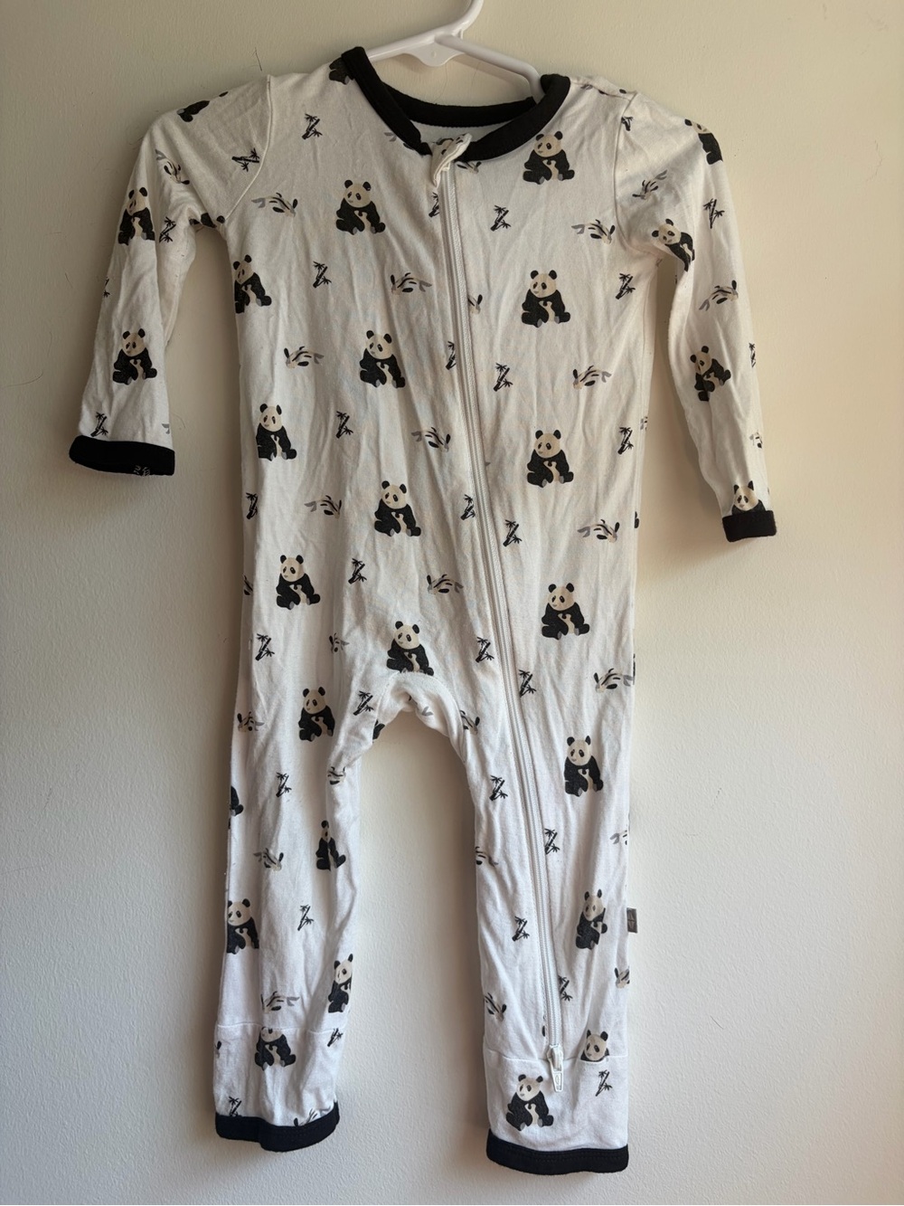 Kyte Baby Bamboo Zippy Panda Bamboo Print 12-18M EUC Animal Safari Earthy Chic